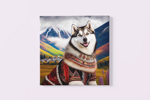 Sami Splendor Siberian Husky Wall Art Poster-Art-Dog Art, Home Decor, Poster, Siberian Husky-3