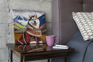 Sami Splendor Siberian Husky Wall Art Poster-Art-Dog Art, Home Decor, Poster, Siberian Husky-5
