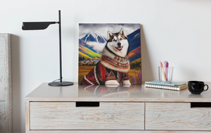 Sami Splendor Siberian Husky Wall Art Poster-Art-Dog Art, Home Decor, Poster, Siberian Husky-6