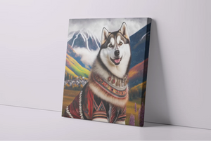 Sami Splendor Siberian Husky Wall Art Poster-Art-Dog Art, Home Decor, Poster, Siberian Husky-4