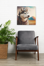 Load image into Gallery viewer, Sapphire-Eyed Siberian Husky Wall Art Poster-Art-Dog Art, Home Decor, Poster, Siberian Husky-8