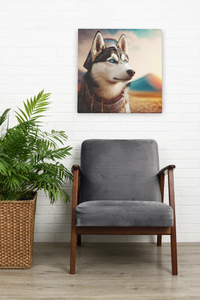 Sapphire-Eyed Siberian Husky Wall Art Poster-Art-Dog Art, Home Decor, Poster, Siberian Husky-8