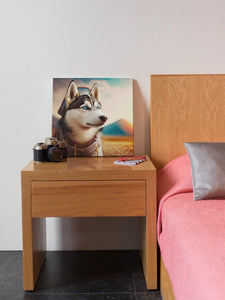 Sapphire-Eyed Siberian Husky Wall Art Poster-Art-Dog Art, Home Decor, Poster, Siberian Husky-7