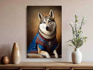 Traditional Tapestry Siberian Husky Wall Art Poster-Art-Dog Art, Dog Dad Gifts, Dog Mom Gifts, Home Decor, Poster, Siberian Husky-8