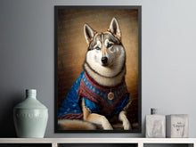 Load image into Gallery viewer, Traditional Tapestry Siberian Husky Wall Art Poster-Art-Dog Art, Dog Dad Gifts, Dog Mom Gifts, Home Decor, Poster, Siberian Husky-2