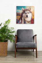 Load image into Gallery viewer, Traditional Tapestry Siberian Husky Wall Art Poster-Art-Dog Art, Home Decor, Poster, Siberian Husky-8