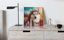 Load image into Gallery viewer, Traditional Tapestry Siberian Husky Wall Art Poster-Art-Dog Art, Home Decor, Poster, Siberian Husky-6