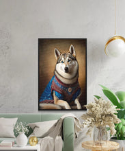 Load image into Gallery viewer, Traditional Tapestry Siberian Husky Wall Art Poster-Art-Dog Art, Dog Dad Gifts, Dog Mom Gifts, Home Decor, Poster, Siberian Husky-6