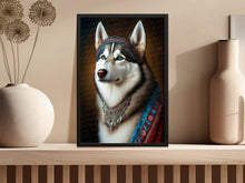 Load image into Gallery viewer, Tribal Trooper Siberian Husky Wall Art Poster-Art-Dog Art, Dog Dad Gifts, Dog Mom Gifts, Home Decor, Poster, Siberian Husky-4