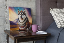 Load image into Gallery viewer, Twilight Majesty Siberian Husky Wall Art Poster-Art-Dog Art, Home Decor, Poster, Siberian Husky-3