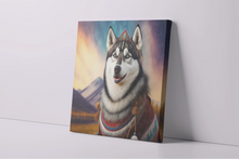 Load image into Gallery viewer, Twilight Majesty Siberian Husky Wall Art Poster-Art-Dog Art, Home Decor, Poster, Siberian Husky-5