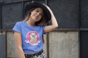 I Love You Pug Women's Cotton T-Shirts - 5 Colors-Apparel-Apparel, Pug, Shirt, T Shirt-4