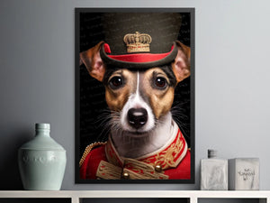 Aristocratic Admiral Jack Russell Terrier Wall Art Poster-Art-Dog Art, Dog Dad Gifts, Dog Mom Gifts, Home Decor, Jack Russell Terrier, Poster-3