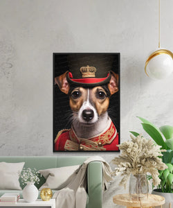 Aristocratic Admiral Jack Russell Terrier Wall Art Poster-Art-Dog Art, Dog Dad Gifts, Dog Mom Gifts, Home Decor, Jack Russell Terrier, Poster-5