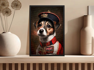 Royal Redcoat Jack Russell Terrier Wall Art Poster-Art-Dog Art, Dog Dad Gifts, Dog Mom Gifts, Home Decor, Jack Russell Terrier, Poster-2