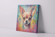 Load image into Gallery viewer, Kaleidoscopic Gaze Fawn / Gold Chihuahua Framed Wall Art Poster-Art-Chihuahua, Dog Art, Home Decor, Poster-4