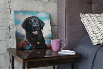 Celtic Cutie Black Labrador Wall Art Poster-Art-Black Labrador, Dog Art, Home Decor, Labrador, Poster-1