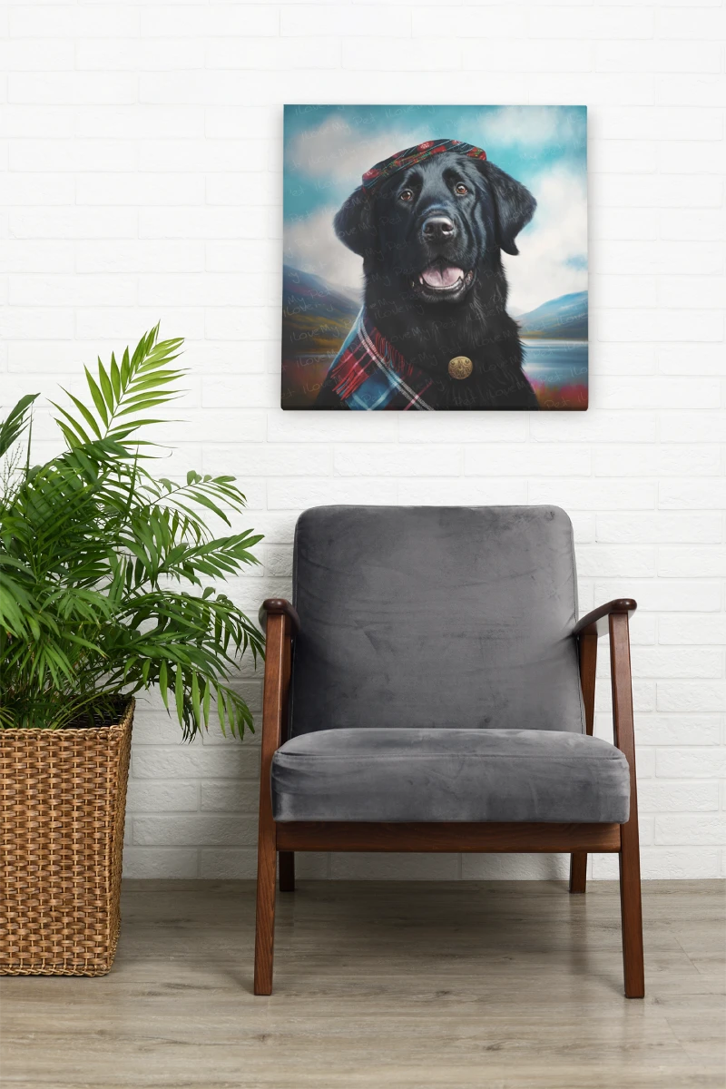 Celtic Cutie Black Labrador Wall Art Poster-Art-Black Labrador, Dog Art, Home Decor, Labrador, Poster-8