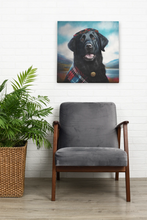 Load image into Gallery viewer, Celtic Cutie Black Labrador Wall Art Poster-Art-Black Labrador, Dog Art, Home Decor, Labrador, Poster-8