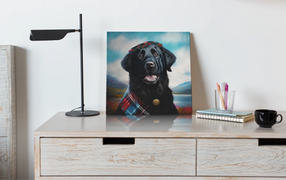 Celtic Cutie Black Labrador Wall Art Poster-Art-Black Labrador, Dog Art, Home Decor, Labrador, Poster-6