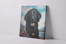 Load image into Gallery viewer, Celtic Cutie Black Labrador Wall Art Poster-Art-Black Labrador, Dog Art, Home Decor, Labrador, Poster-3