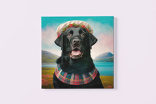 Load image into Gallery viewer, Highland Elegance Black Labrador Wall Art Poster-Art-Black Labrador, Dog Art, Home Decor, Labrador, Poster-4