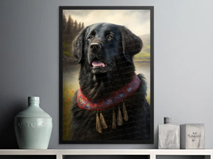 Newfoundland Dream Black Labrador Wall Art Poster-Art-Black Labrador, Dog Art, Dog Dad Gifts, Dog Mom Gifts, Home Decor, Labrador, Poster-3