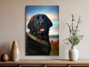 Traditional Tartan Black Labrador Wall Art Poster-Art-Black Labrador, Dog Art, Dog Dad Gifts, Dog Mom Gifts, Home Decor, Labrador, Poster-8