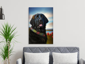 Traditional Tartan Black Labrador Wall Art Poster-Art-Black Labrador, Dog Art, Dog Dad Gifts, Dog Mom Gifts, Home Decor, Labrador, Poster-7
