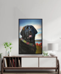 Traditional Tartan Black Labrador Wall Art Poster-Art-Black Labrador, Dog Art, Dog Dad Gifts, Dog Mom Gifts, Home Decor, Labrador, Poster-6