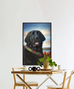 Traditional Tartan Black Labrador Wall Art Poster-Art-Black Labrador, Dog Art, Dog Dad Gifts, Dog Mom Gifts, Home Decor, Labrador, Poster-4