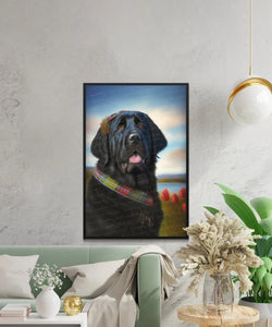 Traditional Tartan Black Labrador Wall Art Poster-Art-Black Labrador, Dog Art, Dog Dad Gifts, Dog Mom Gifts, Home Decor, Labrador, Poster-5
