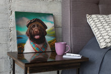 Load image into Gallery viewer, Beretted Charisma Chocolate Labrador Wall Art Poster-Art-Chocolate Labrador, Dog Art, Home Decor, Labrador, Poster-5