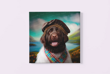 Load image into Gallery viewer, Beretted Charisma Chocolate Labrador Wall Art Poster-Art-Chocolate Labrador, Dog Art, Home Decor, Labrador, Poster-4