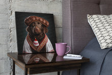 Load image into Gallery viewer, Regal Rhapsody Chocolate Labrador Wall Art Poster-Art-Chocolate Labrador, Dog Art, Home Decor, Labrador, Poster-5