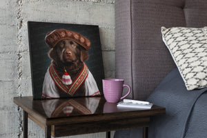 Regal Rhapsody Chocolate Labrador Wall Art Poster-Art-Chocolate Labrador, Dog Art, Home Decor, Labrador, Poster-5