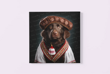 Load image into Gallery viewer, Regal Rhapsody Chocolate Labrador Wall Art Poster-Art-Chocolate Labrador, Dog Art, Home Decor, Labrador, Poster-4