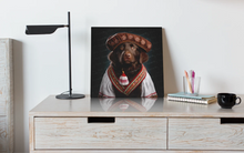 Load image into Gallery viewer, Regal Rhapsody Chocolate Labrador Wall Art Poster-Art-Chocolate Labrador, Dog Art, Home Decor, Labrador, Poster-6