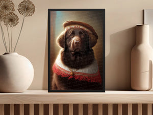 Regal Ruminations Chocolate Labrador Wall Art Poster-Art-Chocolate Labrador, Dog Art, Dog Dad Gifts, Dog Mom Gifts, Home Decor, Labrador, Poster-2