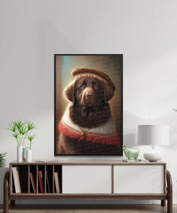 Regal Ruminations Chocolate Labrador Wall Art Poster-Art-Chocolate Labrador, Dog Art, Dog Dad Gifts, Dog Mom Gifts, Home Decor, Labrador, Poster-8