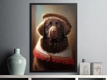Load image into Gallery viewer, Regal Ruminations Chocolate Labrador Wall Art Poster-Art-Chocolate Labrador, Dog Art, Dog Dad Gifts, Dog Mom Gifts, Home Decor, Labrador, Poster-3
