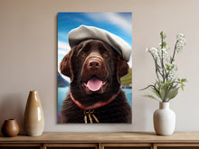 Load image into Gallery viewer, Chocolatier&#39;s Muse Chocolate Labrador Wall Art Poster-Art-Chocolate Labrador, Dog Art, Dog Dad Gifts, Dog Mom Gifts, Home Decor, Labrador, Poster-8