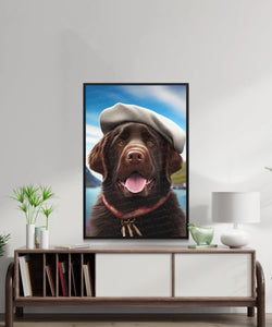 Chocolatier's Muse Chocolate Labrador Wall Art Poster-Art-Chocolate Labrador, Dog Art, Dog Dad Gifts, Dog Mom Gifts, Home Decor, Labrador, Poster-6