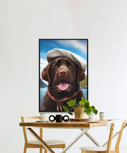 Chocolatier's Muse Chocolate Labrador Wall Art Poster-Art-Chocolate Labrador, Dog Art, Dog Dad Gifts, Dog Mom Gifts, Home Decor, Labrador, Poster-4