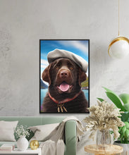 Load image into Gallery viewer, Chocolatier&#39;s Muse Chocolate Labrador Wall Art Poster-Art-Chocolate Labrador, Dog Art, Dog Dad Gifts, Dog Mom Gifts, Home Decor, Labrador, Poster-5