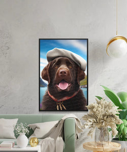 Chocolatier's Muse Chocolate Labrador Wall Art Poster-Art-Chocolate Labrador, Dog Art, Dog Dad Gifts, Dog Mom Gifts, Home Decor, Labrador, Poster-5