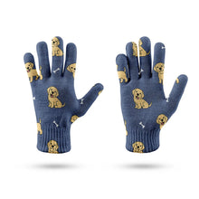 Load image into Gallery viewer, Happy Yellow Labrador Love Touch Screen Gloves-Accessories-Accessories,Dog Dad Gifts,Dog Mom Gifts,Gloves-11