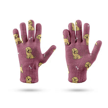Load image into Gallery viewer, Happy Yellow Labrador Love Touch Screen Gloves-Accessories-Accessories,Dog Dad Gifts,Dog Mom Gifts,Gloves-10