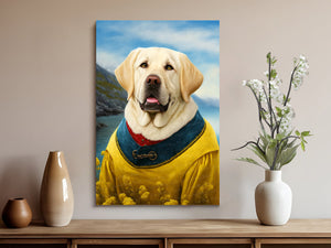 Classical Canadian Cutie Yellow Labrador Wall Art Poster-Art-Dog Art, Dog Dad Gifts, Dog Mom Gifts, Home Decor, Labrador, Poster-8
