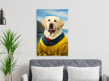 Load image into Gallery viewer, Classical Canadian Cutie Yellow Labrador Wall Art Poster-Art-Dog Art, Dog Dad Gifts, Dog Mom Gifts, Home Decor, Labrador, Poster-7